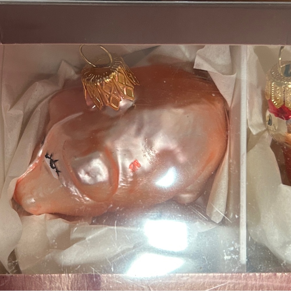 Box of Farm Animal Ornaments